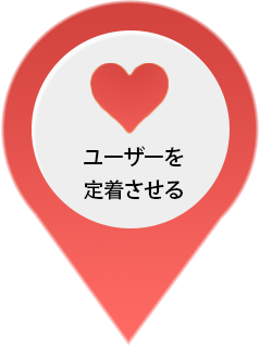 ユーザーを定着させる